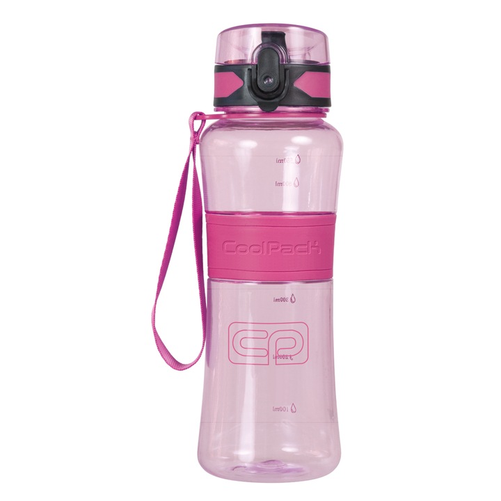 Бутилка за вода Coolpack, Tritanum Pink, 550 ml, Розов
