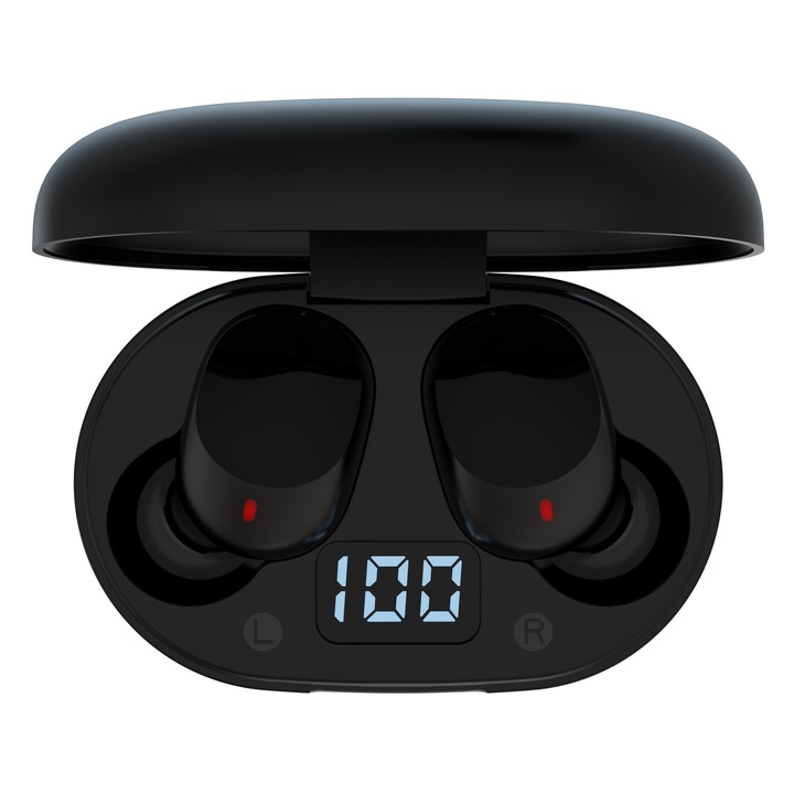Слушалки Devia TWS Wireless Earphone Joy A6, Черни
