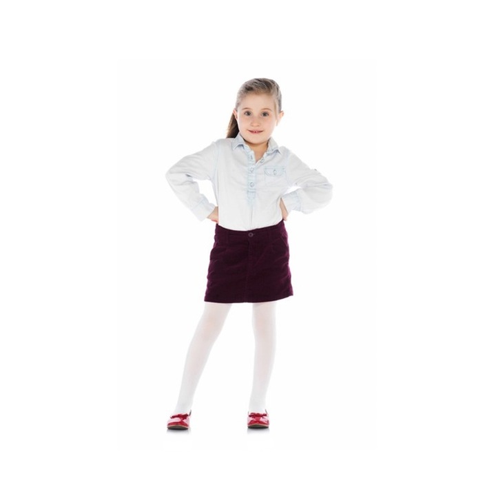 Детски панталон Penti модел Extra Cotton, Бял
