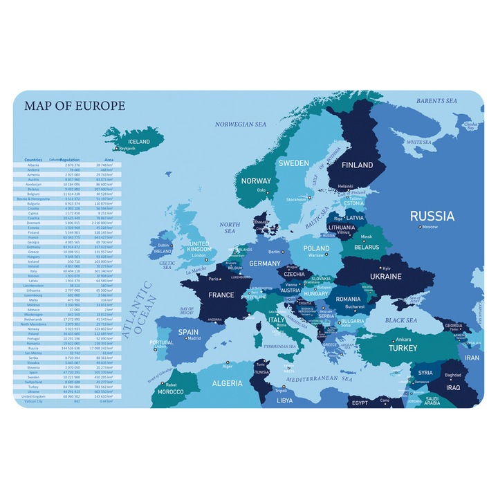 Подложка за бюро, Spree, Европа