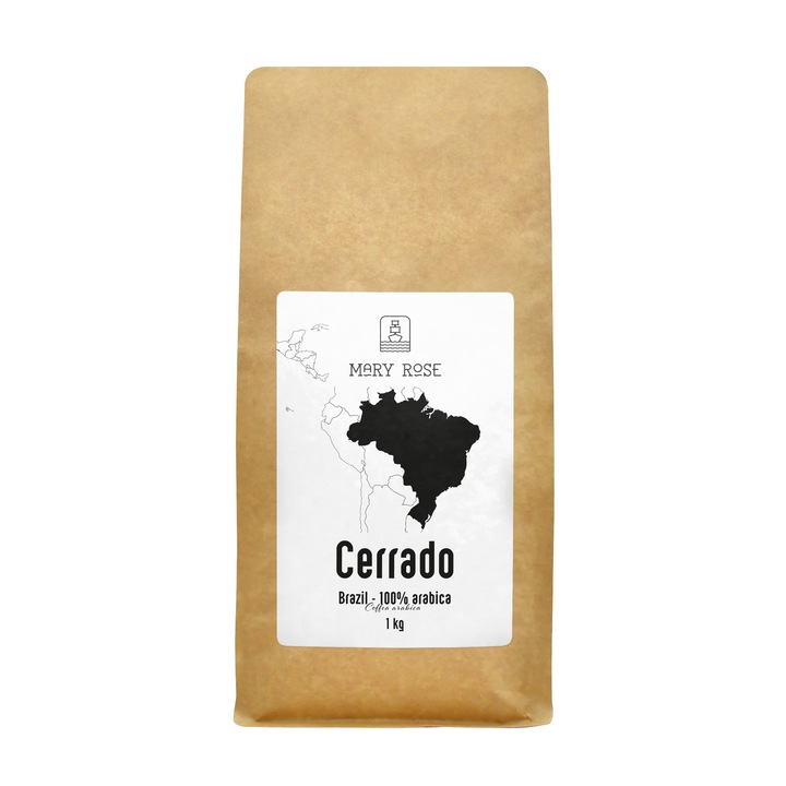 Cafea Boabe, Mary Rose Cerrado, Lamaie, Proaspat Prajite, 100% Arabika 1kg