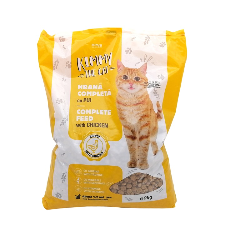 Суха храна за котки Kimmy с пилешко месо 2 кг