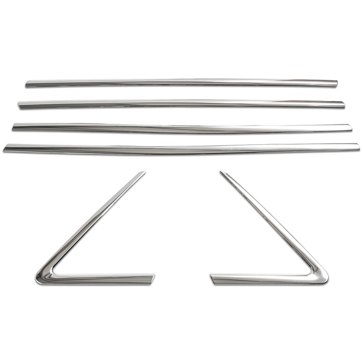 Set de 6 chedere cromate geamuri, usi pentru Opel Grandland X din 2017