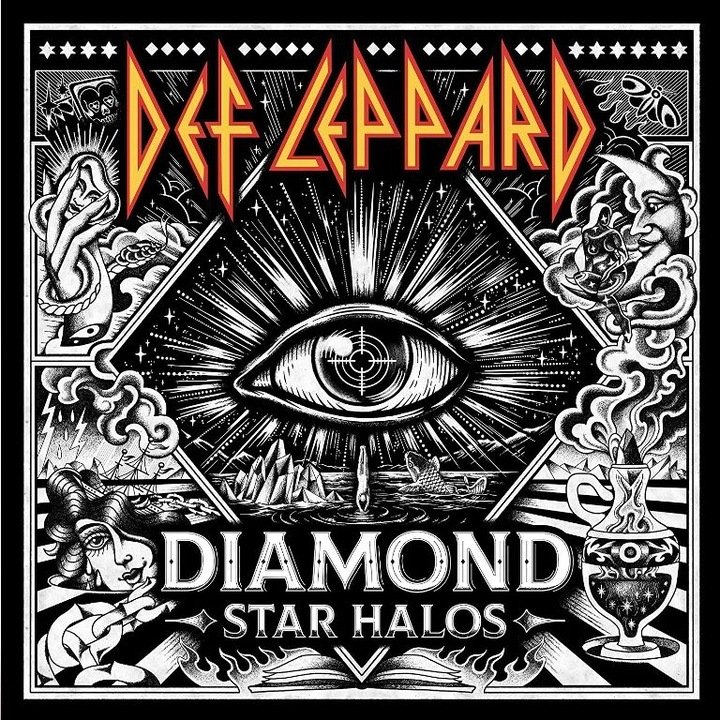 Def Leppard - Diamond Star Halos - Clear Vinyl -2 Vinyl