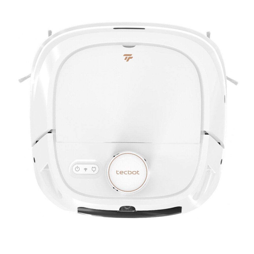 Robot aspirator cu mop si auto-clatire Rolamop alb 4 in 1