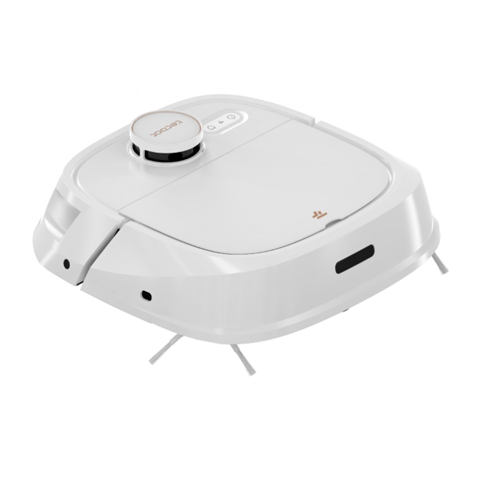 Robot aspirator cu mop si auto-clatire Rolamop alb 4 in 1