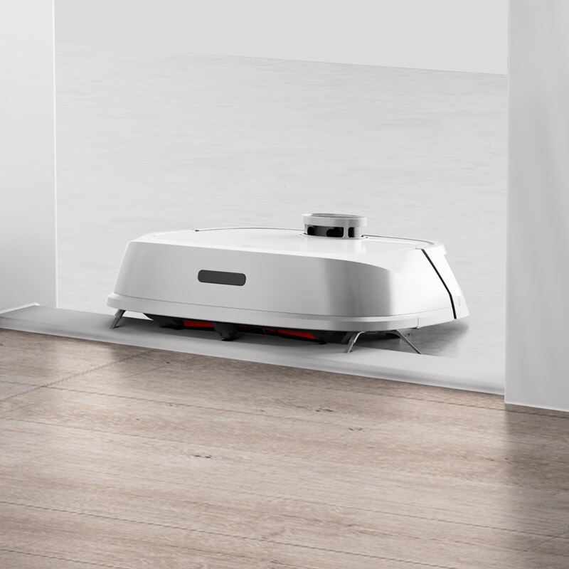 Robot aspirator cu mop si auto-clatire Rolamop alb 4 in 1