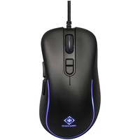 Mouse gaming cu fir DELTACO GAMING DM120, 7 butoane LED, 2400 DPI, 95g, negru