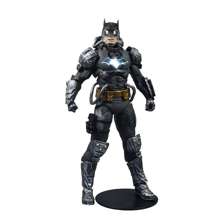 Артикулирана фигура DC Multiverse Batman Hazmat Light Up Logo Gold Label 18 см