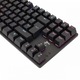 White Shark GK-2106B/BL-HU COMMANDOS Механична геймърска клавиатура, син превключвател, унгарско оформление, черно