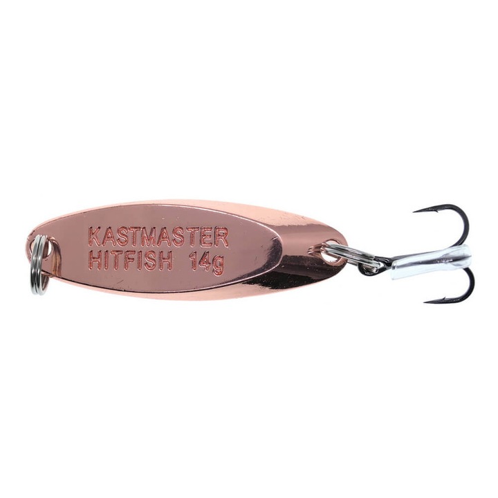 Lingurita oscilanta tip pilker Hitfish Kastmaster 5.1cm, 14gr, 02 Cupru, pentru pescuitul la avat, biban sau pastrav