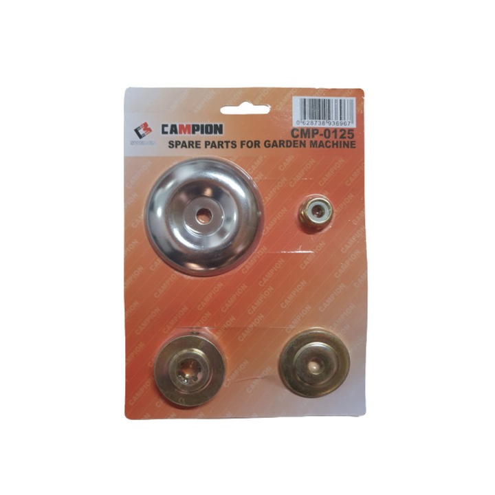 Set accesorii piulite 4 piese pentru angrenaj motocositoare Campion CMP-0125, 070VEND, Multicolor