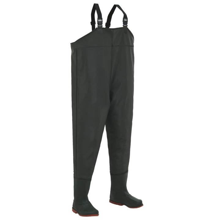 Pantaloni de vanatoare vidaXL, Poliester, Verde, Verde