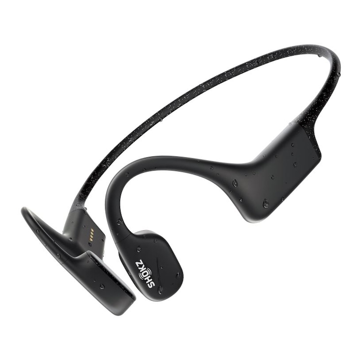 Shokz OpenSwim csontvezetéses MP3 lejátszó, Úszáshoz, Fekete