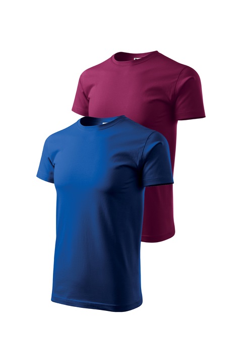 2db férfi póló szett, Malfini, Bassic New, XS - 3XL, királykék és különböző színek 2, Királykék/Ibolya