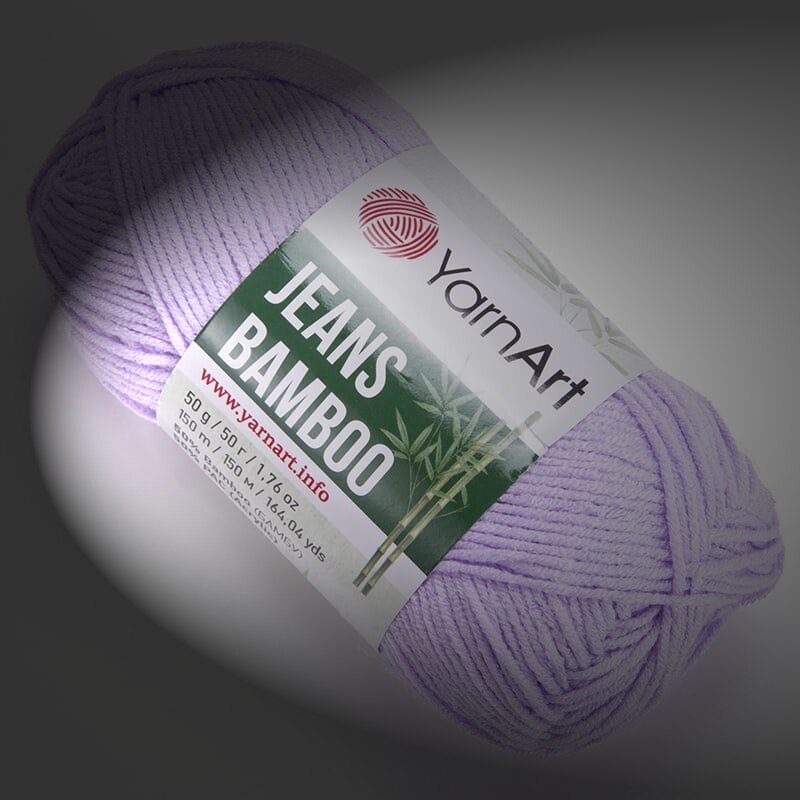 Fir textil YarnArt, Bambus, 150 m, Mov eMAG.ro