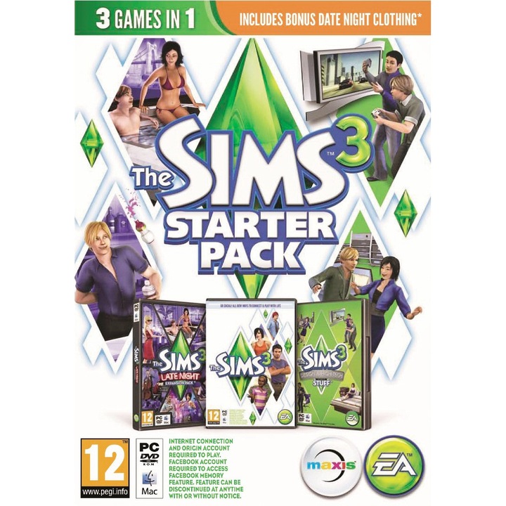 Joc The Sims 3: Starter Pack(COD activare Origin)