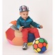 Fotoliu (Mic) Minge Telstar - Baby - Mozaic (piele eco) umplut cu perle polistiren (fotoliu minge marca Pufrelax)