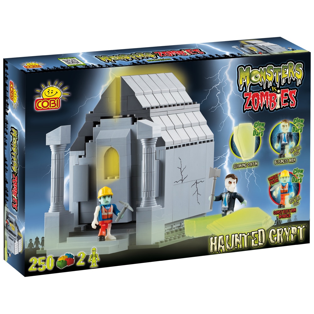 Set De Constructie Cobi, Monsters Vrs Zombies, Mormantul Bantuit (250piese, 2fig)