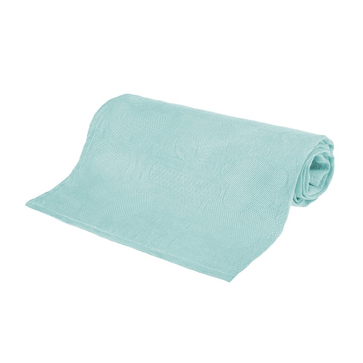 Scutec bebe, Bocioland, Bambus, 120 x 120 cm, Turcoaz