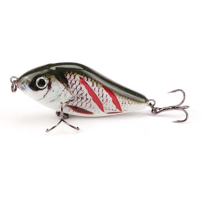 Slider 6cm 13g, vobler scufundator pentru stiuca, adancime 0.5~2m, Crankbait, Rattling, model 1