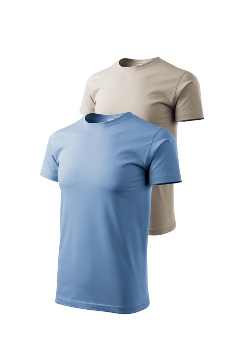 Set 2 tricouri de barbati, Malfini, Bassic New, XS - 3XL, Albastru deschis si diverse culori 1, Gri/Albastru deschis