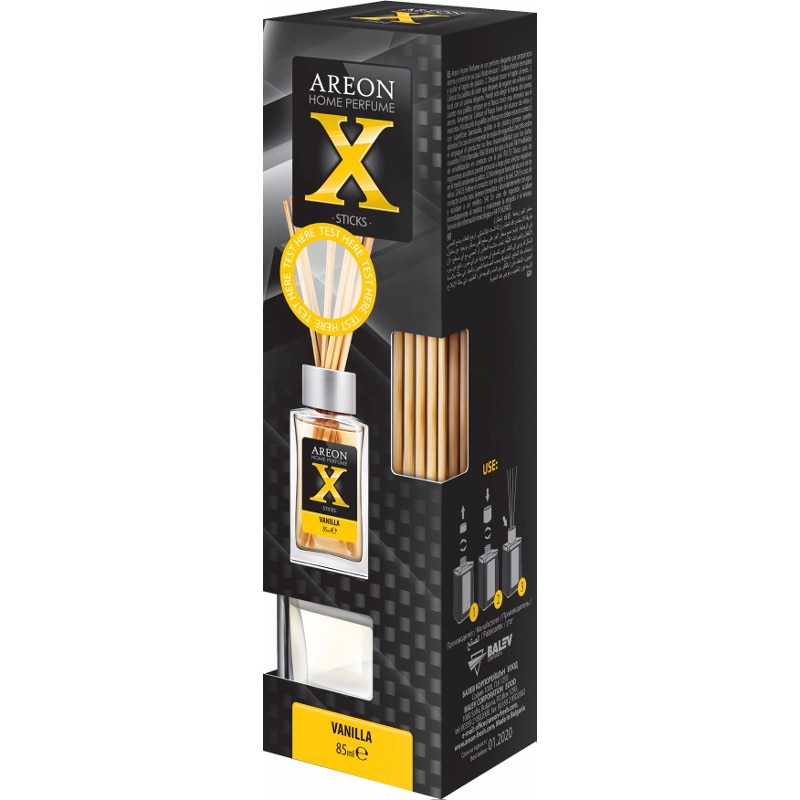 Odorizant Betisoare Areon Home Perfume, 85 ml, X Version Vanilla