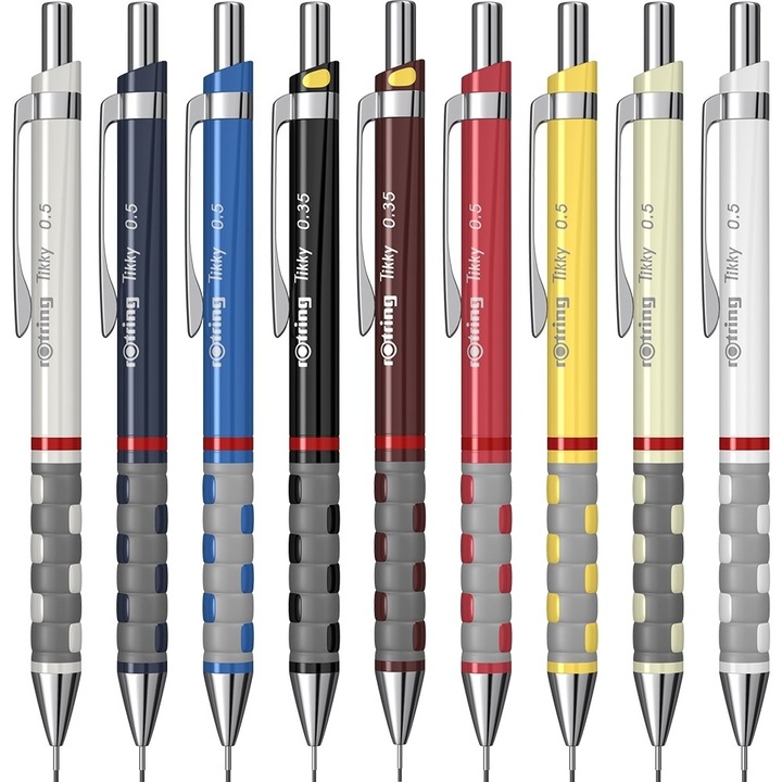 Creion mecanic Tikky 3 Rotring 0,7 mm Rosu