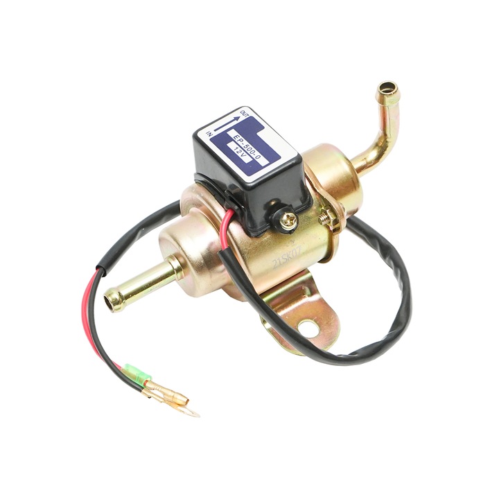 Pompa alimentare electrica universala 12V, L 130mm, fi 8mm pentru motorina/benzina YK-3107, EP-500-0