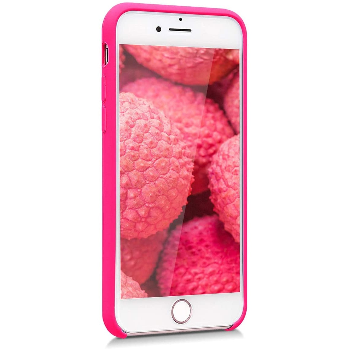 Силиконов Кейс Apple за iPhone 7, Pink - eMAG.bg