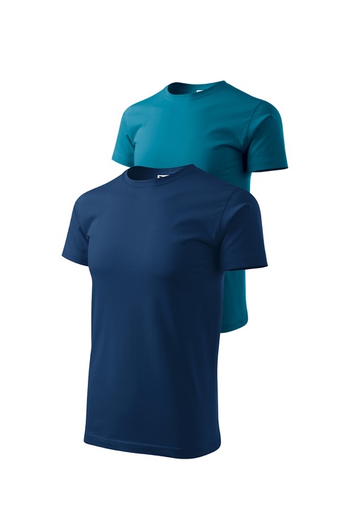Set 2 tricouri de barbati, Malfini, Bassic New, XS - 3XL, Midnight blue si diverse culori, Midnight Blue/Albastru petrol