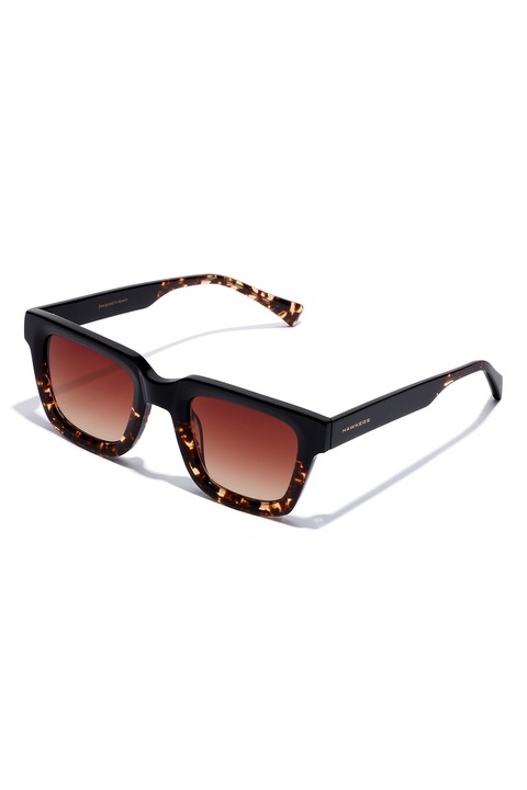 Hawkers, Ochelari de soare unisex cu lentile in degrade, Maro, Negru, 49-24-145