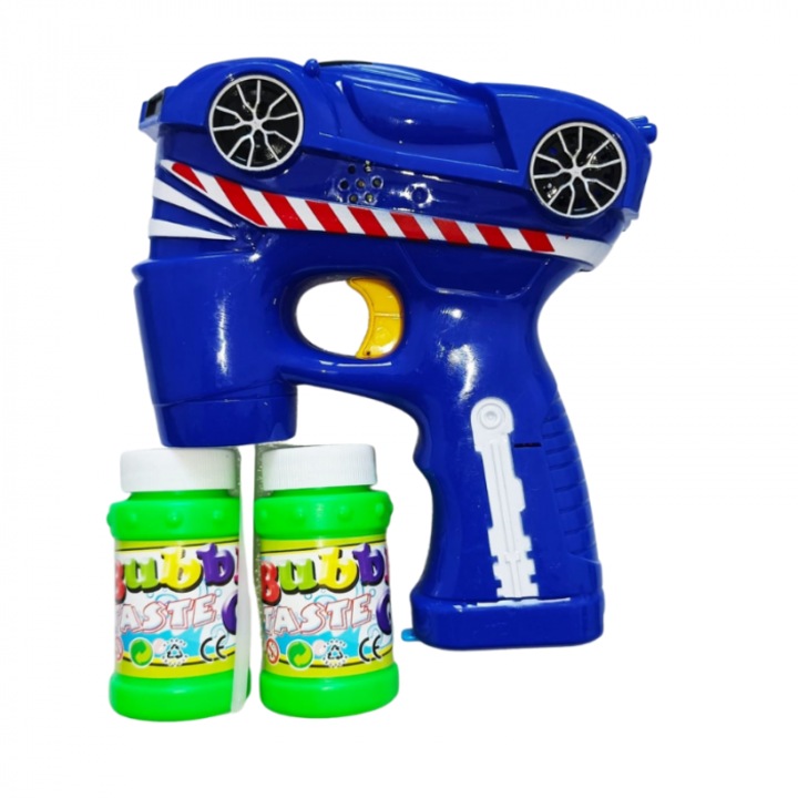 Pistol de facut baloane Masinuta rosie