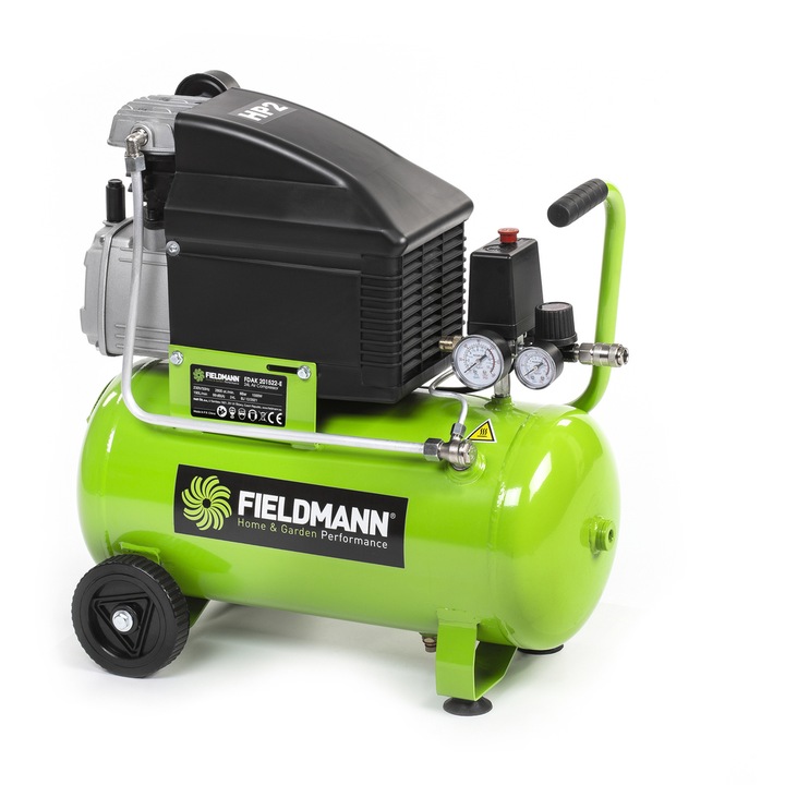 Fieldmann FDAK 201522-E Elektromos kompresszor, 1.500W, max nyomás: 8 bar, Szívó erő: 190 liter / perc, tartály 24,0 liter