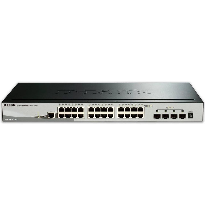 D-Link 28-Port Gigabit Stackable Smart Managed Switch including 4 10G SFP+