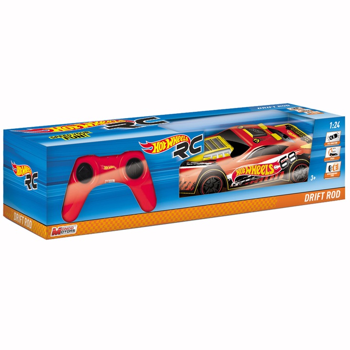 Masinuta cu telecomanda, Hot Wheels, Drift Road, 1:24