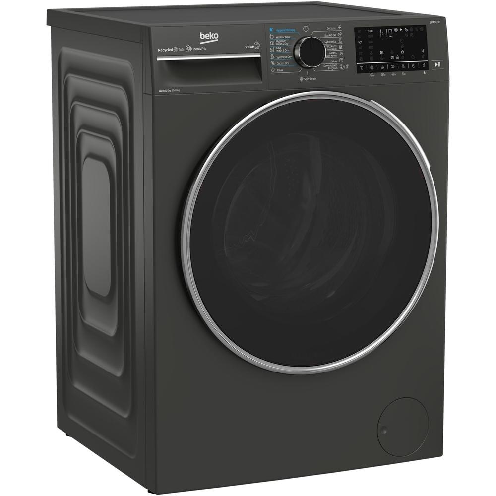Masina de spalat rufe cu uscator Beko B5DF T 510447 M, 1400 RPM, 10 kg spalare, 6 kg uscare, Clasa D