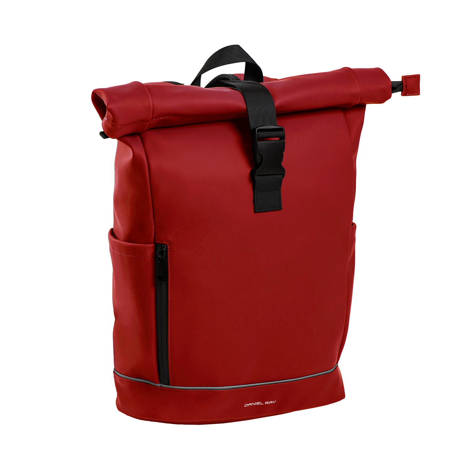 Rucsac unisex impermeabil, pentru laptop de 15.6 inch, Daniel Ray, seria Highlands M, Rosu