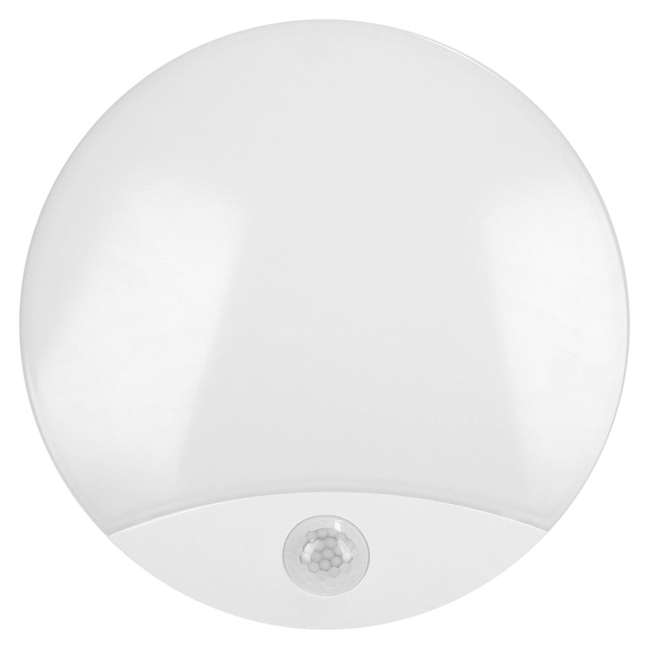 Aplica ADVITI Virazon AD-PL-6064WLPMR4, LED, 15W, 1050 lm, 4000K, IP44, senzor de miscare 360 de grade inclus