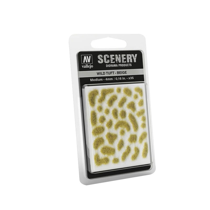 Iarba artificiala, Vallejo, 35 Smocuri, 4mm, Galben