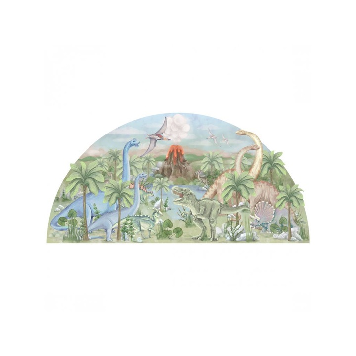 Dino World falmatrica készlet