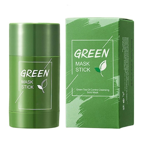 Masca Stick pentru Ten cu Ceai Verde si Argila, Anti-acnee, impotriva Excesului de Sebum, Anti-inflamator, Anti-pori dilatati