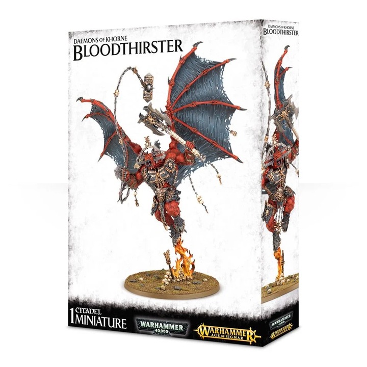 Bloodthirster Daemons of Khorne Warhammer játék, Games Workshop, 81 darab