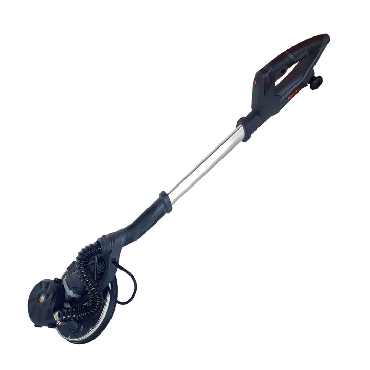 Slefuitor pentru perete Kzubr extensibil cu aspirator Ø 230 750 W 2100 Rpm 6 panze abrazive incluse