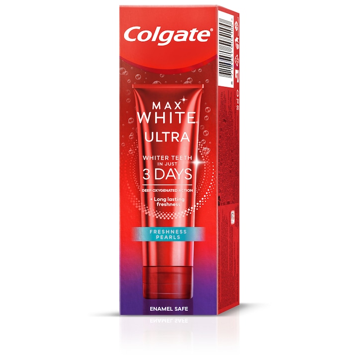 Pasta de dinti Colgate Max White Ultra Freshness Pearls pentru albire, 50 ml