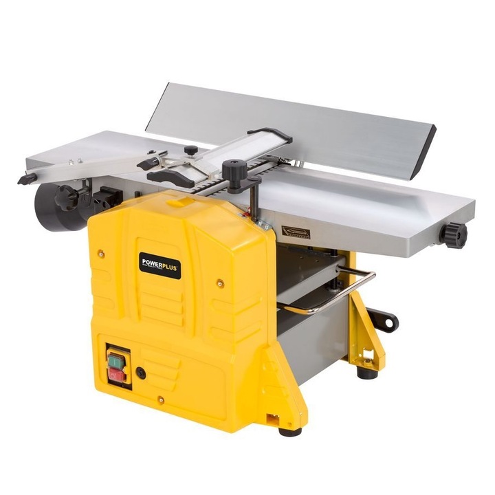 Masina de rindeluit si degrosat, abric cu grosier, latime masa 200mm, Powerplus POWX2040, 1500w