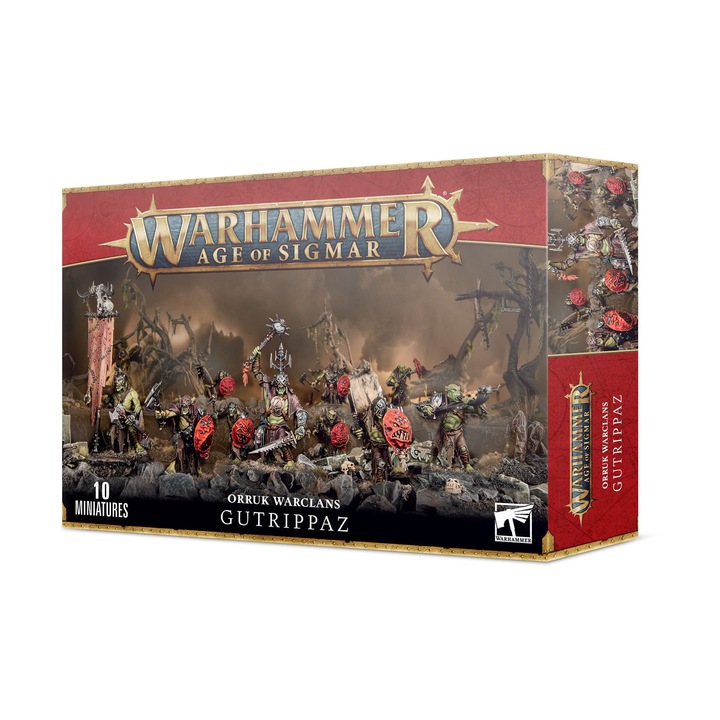 Игра Gutrippaz Orruk Warclans, Warhammer Age of Sigmar, Games Workshop, Grey