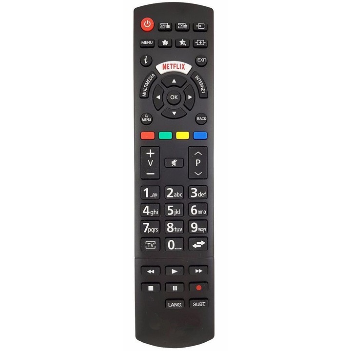 VESTEL/HORIZON RCA49128 távirányító PANASONIC TV-hez, utángyártott, PIL6341