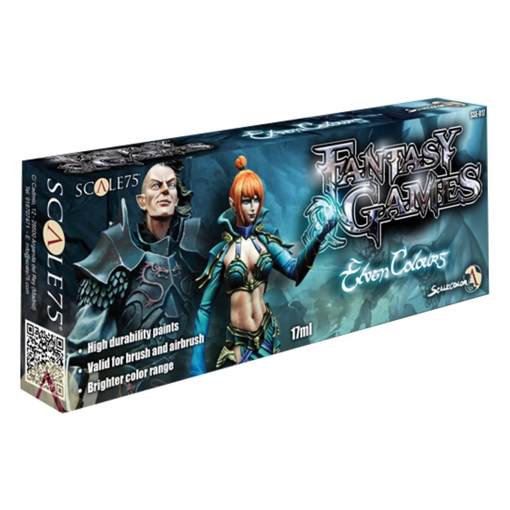 8 db-os akrilfesték készlet, Scale75, Multicolor