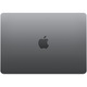 Laptop Apple MacBook Air M2 cu procesor Apple M2, 13.6'', 8 nuclee CPU si 10 nuclee GPU, 16GB, 256GB SSD, Space Gray, INT KB